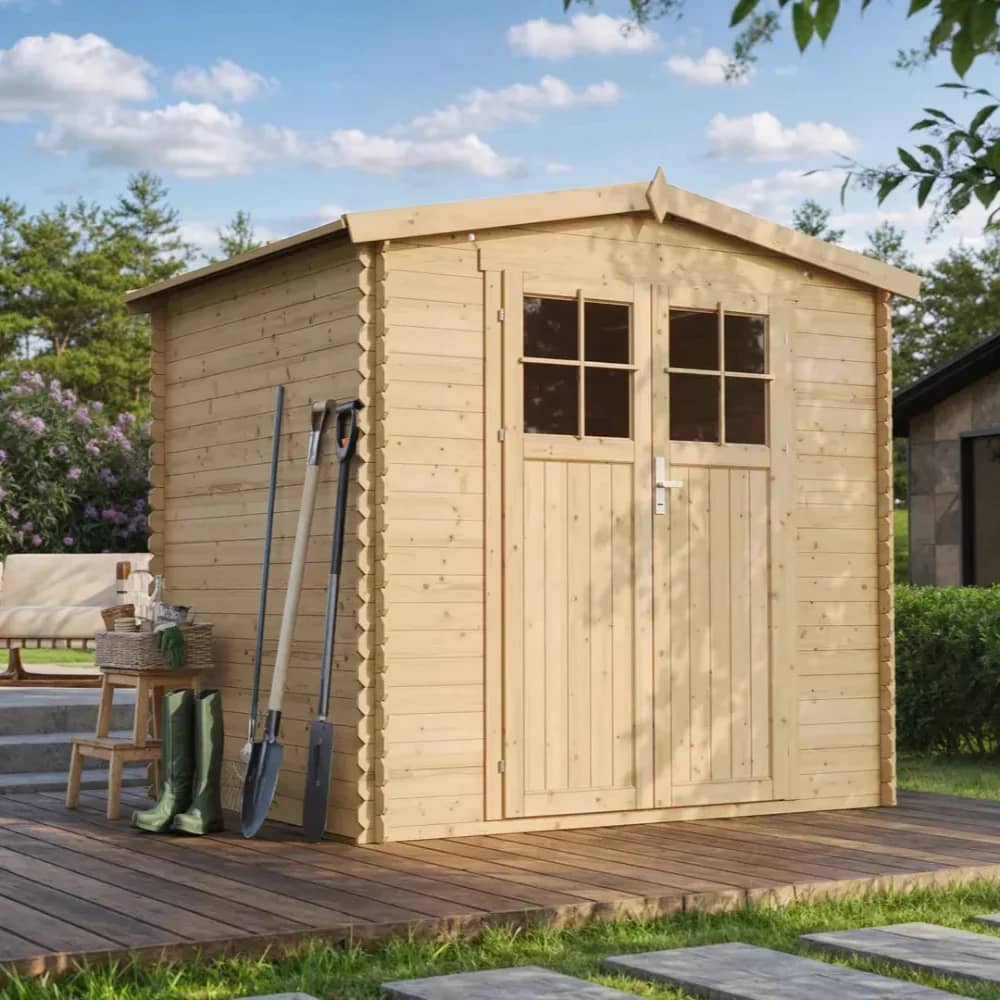 Abri de jardin en bois M369F – 220 x 220 cm – 4 m2